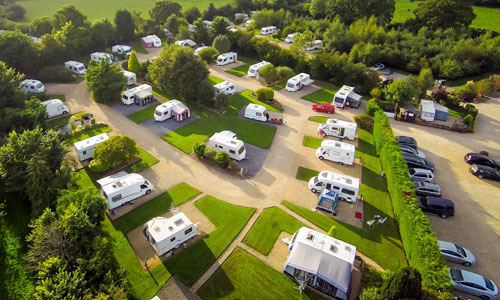 a tranquil touring park just for adults in Somerset