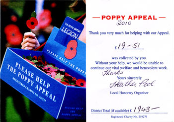 Poppy Appeal 2010