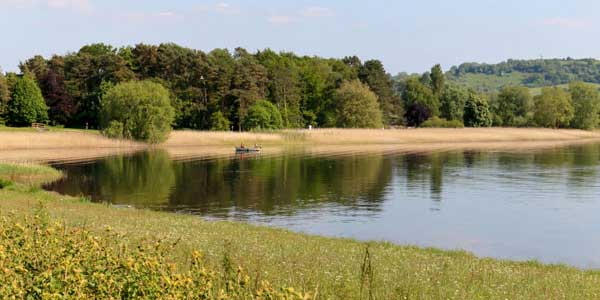 Somerset's Chew Valley Lake is a short walk from the caravan park