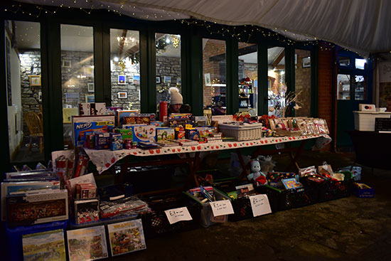 Visit New Manor Farm Shop Christmas Markets from Bath Chew Valley Caravan Park, Somerset