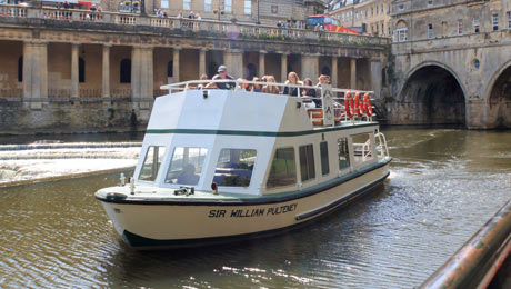 take a bath boat tour along the river avon