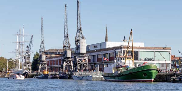 Find Blue Badge Parking at Whapping Wharf close to MShed Museum and Docks at Bristol Harbour